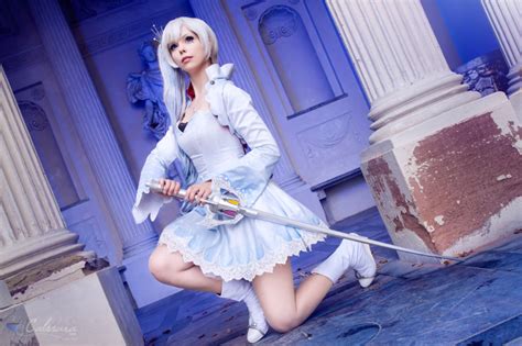 weiss schnee naked|Weiss Schnee Rwby cosplay .